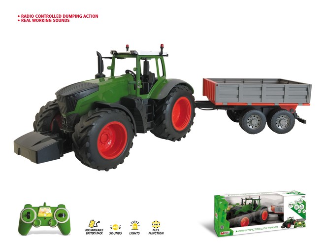 63521 - FARM TRACTOR with TRAILER