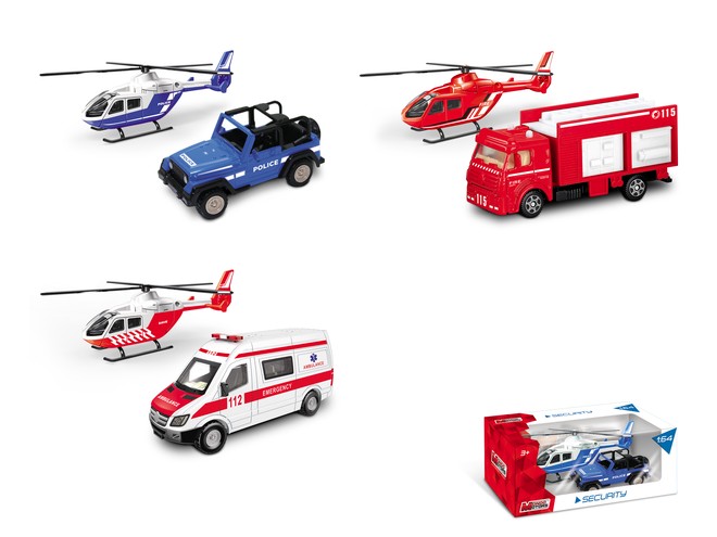54051 - SET HELICOPTER/CAR SECURITY